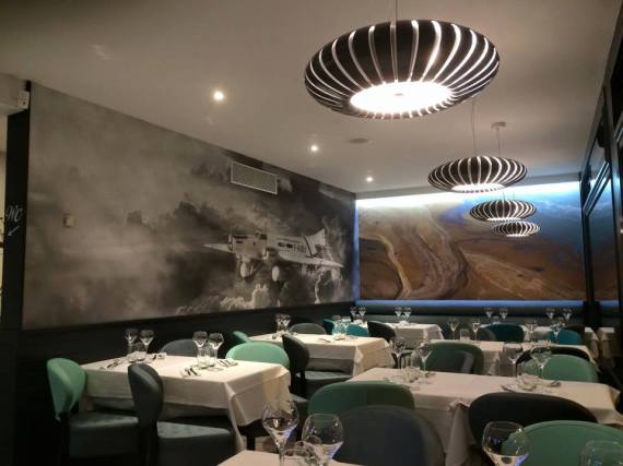 photo aérienne par cerf-volant Airkapture restaurant Le Mermoz à Villers-sur-Mer